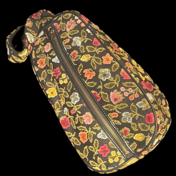 Vintage Floral Tapestry Shoe Bag - Picture 1 of 16